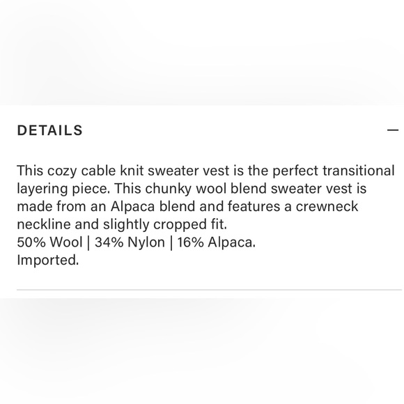 Rails | Alexis Sweater Vest - Picture 7 of 7